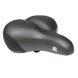 Passport Upper Class Ladies Saddle with Squidge-tech gel padding and elastomer springs, designed for comfortable cycling.