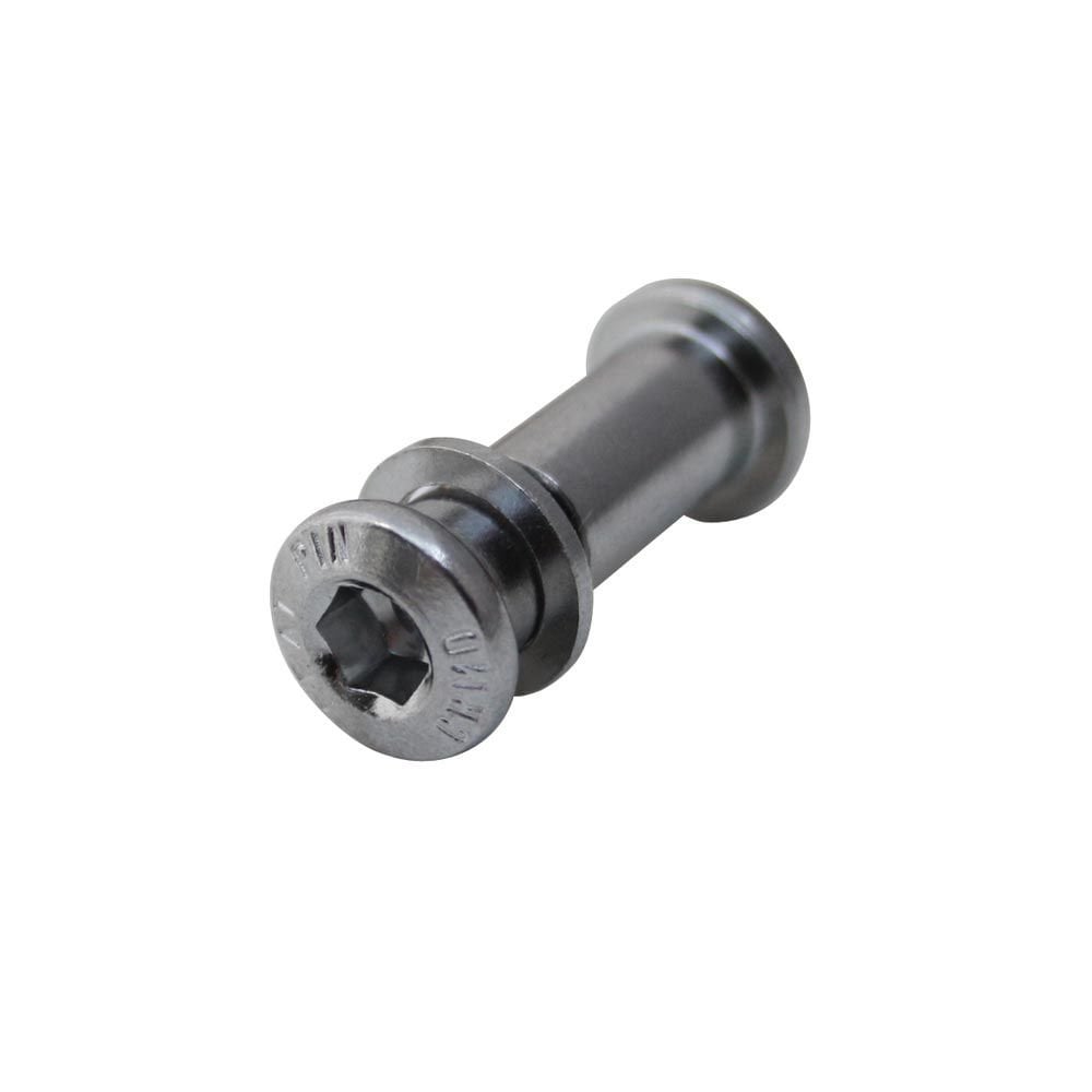Genetic Race Seatbolt spares with integrated clamps for classic bike frames, showing metal components and mounting details.