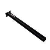 Gusset Components Pivotal MTB seatpost 27.2mm ovalized aluminum black anodized for mountain bike suspension and seat height adjustment.