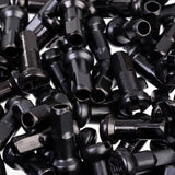Halo brass bicycle wheel spoke nipples, durable and corrosion-resistant, shown in a pack of 100 for bicycle wheel assembly.
