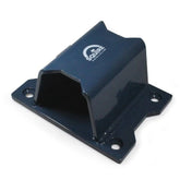 Squire ground anchor for bikes and vehicles, wall mount with fixing bolts, sturdy security accessory in black metal.