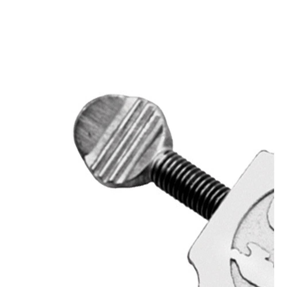 Surly Tuggnut chain tensioner spare screws for horizontal dropout bikes, close-up of metal screws on component.