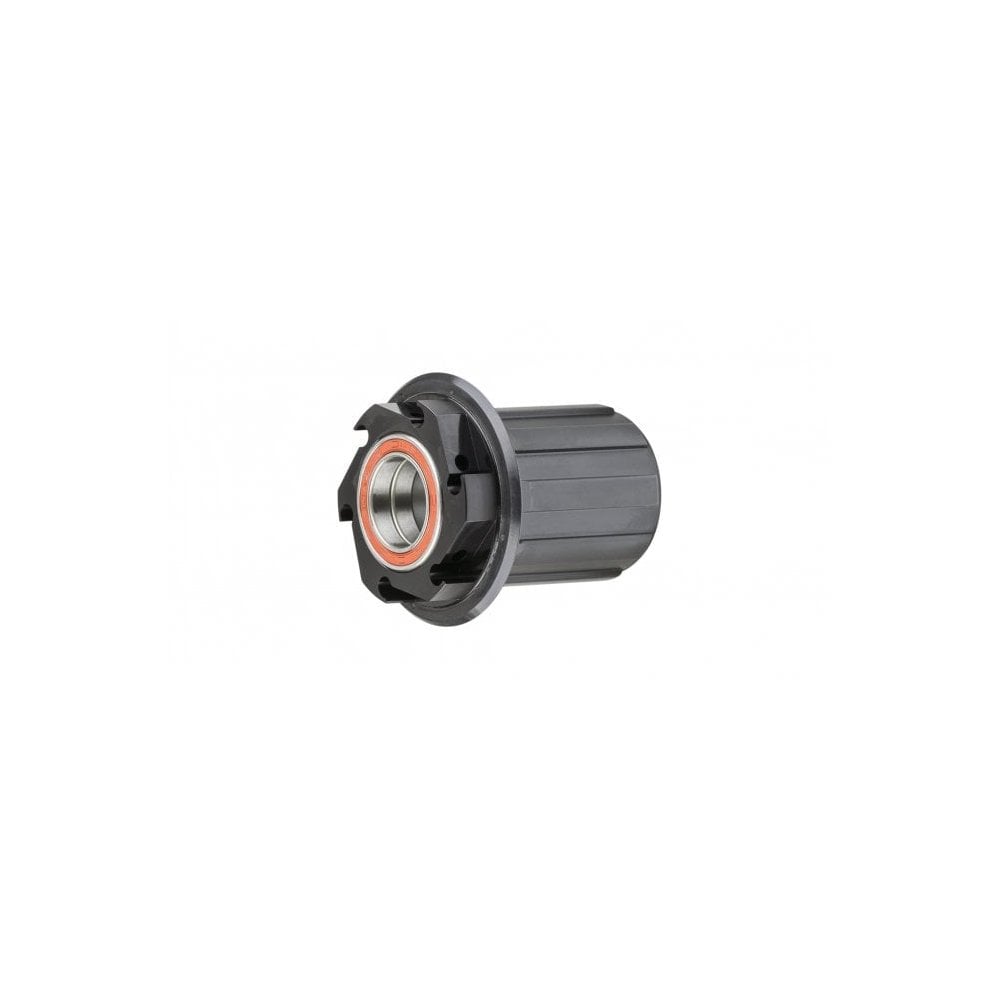 Bontrager Rapid Drive 11-speed freehub body in black for 142/148mm old frames, bicycle component with detailed gear mechanism.