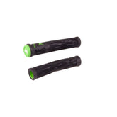 ODI Hucker BMX grips with no flange, 160mm length, featuring a California beach design for bike handlebar comfort and style.