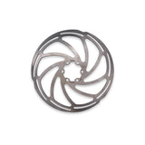 Aztec Fixed 6 Bolt Hydraulic and Mechanical Disc Brake Rotor with Finned Design for improved cooling and braking performance.