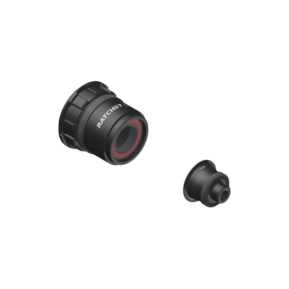 DT Swiss Ratchet EXP Freehub Conversion Kit for SRAM XDR 130/135mm QR hubs, showing the component's detailed parts and build.