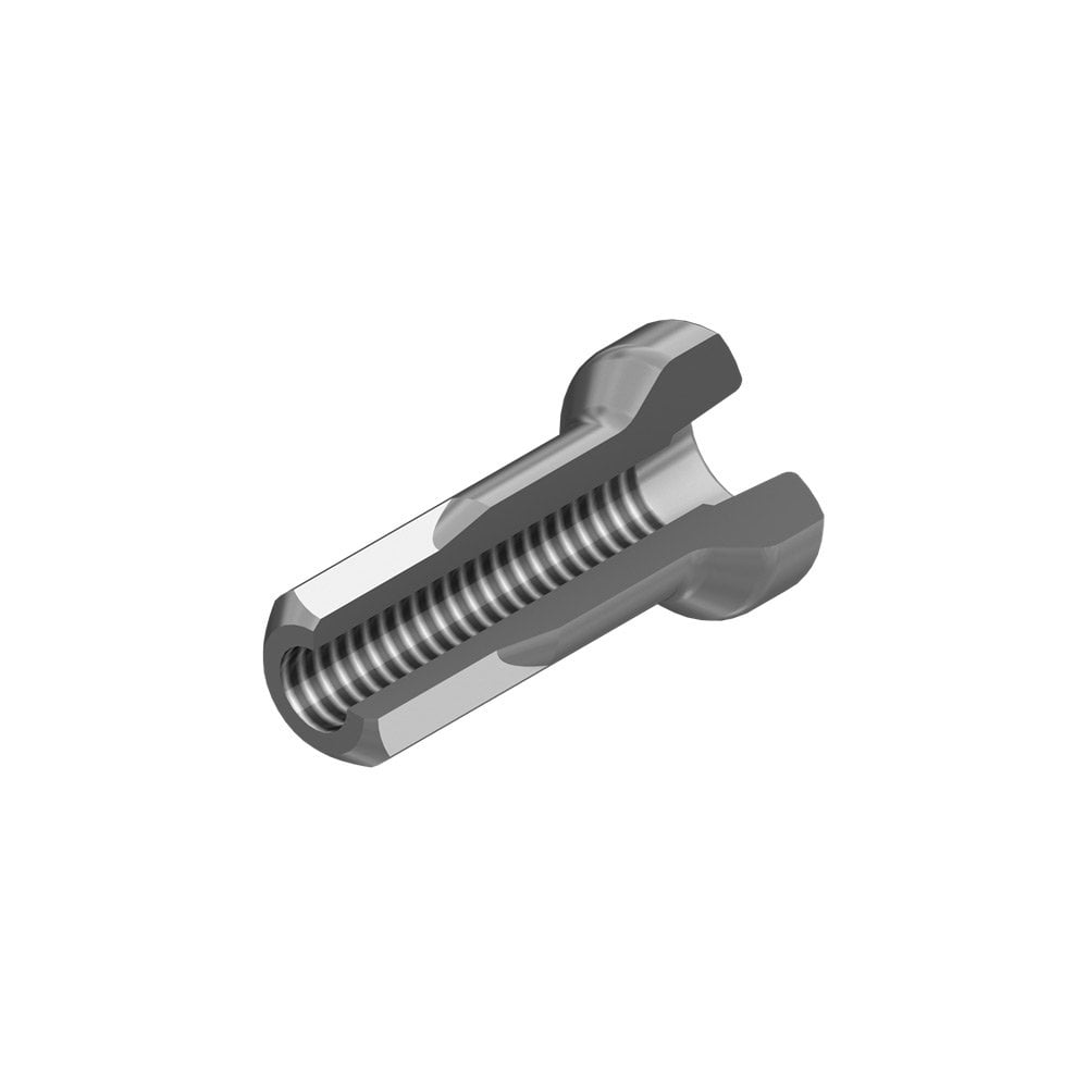 Silver DT Swiss 2.0 x 12mm hidden alloy nipples for aero wheel components, shown in a box of 100.
