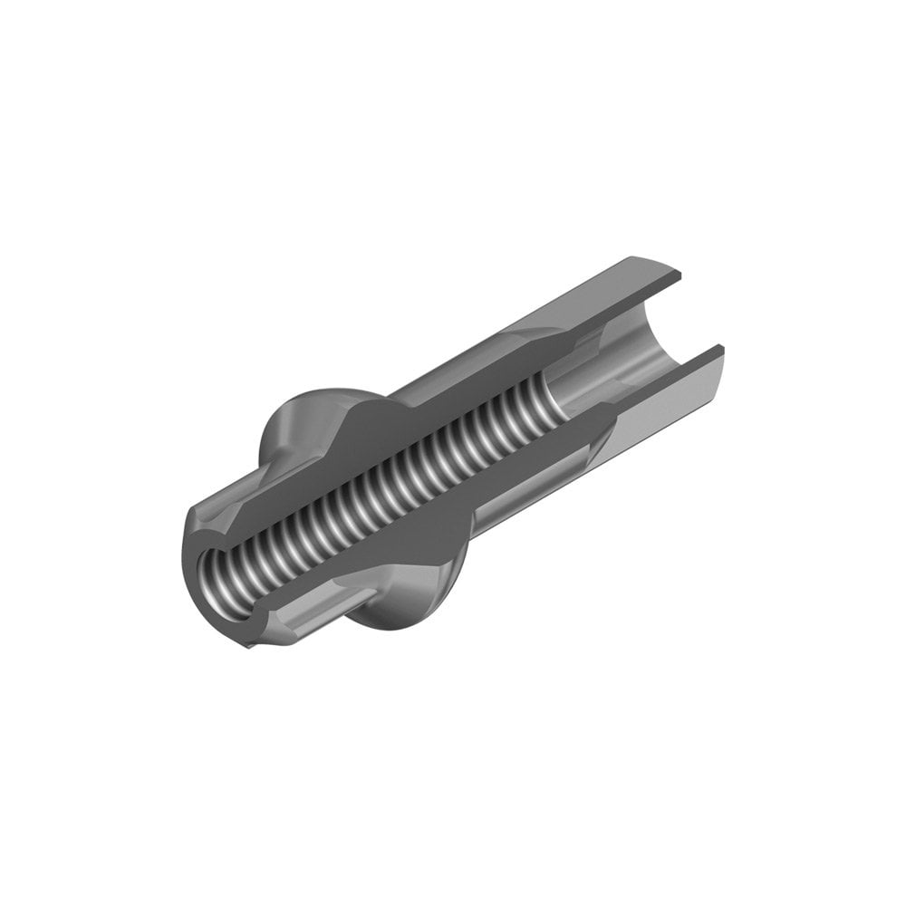 Set of 100 silver DT Swiss Aluminium Squorx Pro Head Nipples for PHR rims, lightweight bicycle wheel components