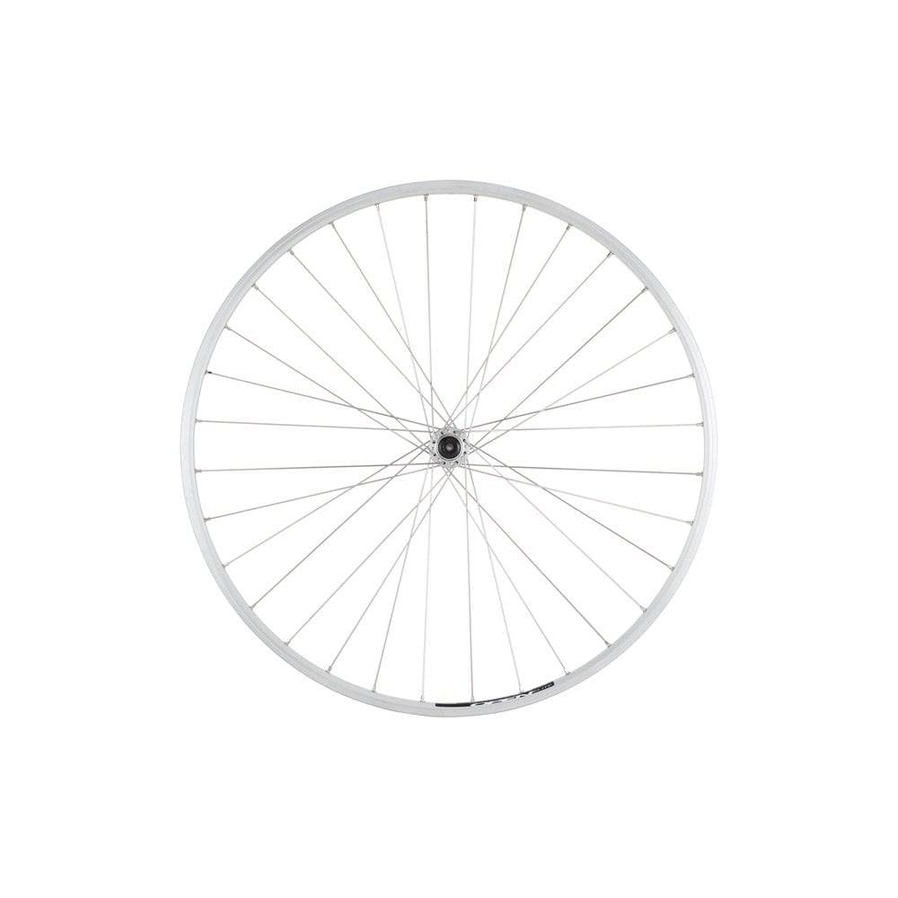 Silver M Part Wheels road front wheel with Mavic Open Elite rim and Shimano RS400 hub, 700c size for cycling components.