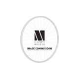 Black M Part Wheels hybrid rear quick release wheel for 700c bikes, compatible with 6/7 speed gear systems.