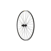 Black M Part Wheels road rear wheel with Shimano RS400 hub and Mavic CXP Elite rim, 700c size for cycling components.
