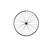 Black M Part Wheels Road rear wheel with Shimano RS400 hub and Mavic CXP Elite rim, 700c size for cycling components.