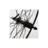 Black M Part Wheels road rear wheel with Shimano RS400 hub and Mavic CXP Elite rim, 700c size for cycling components.