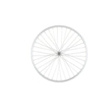 M Part rear solid 135mm 36H alloy freewheel for hybrid bike, 6/7 speed, shown mounted on wheel with spokes.
