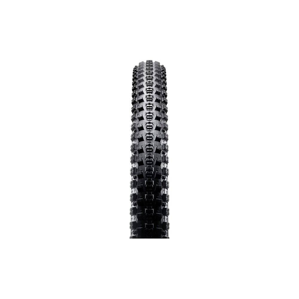 Maxxis CrossMark II 29-inch MTB tire with 2.25-inch width, folding bead, dual compound, 60 TPI for trail speed and control.