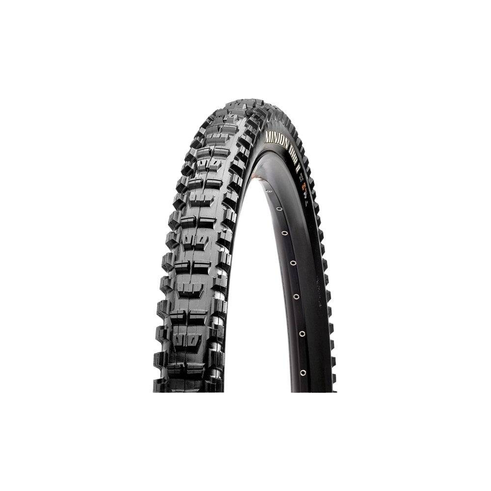 Maxxis Minion DHR 2 WT DL tubeless-ready mountain bike tyre with aggressive tread for trail riding, mounted on a mountain bike wheel.