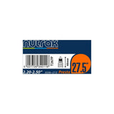 Nutrak 26x4.0-4.3 inch Presta valve inner tube for fat bike tires, made of 1.3mm butyl rubber, shown in the image.