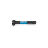 Blue Park Tool PMP-3.2B Micro Bike Pump with dual head and mounting kit, compact and portable for cycling accessories.