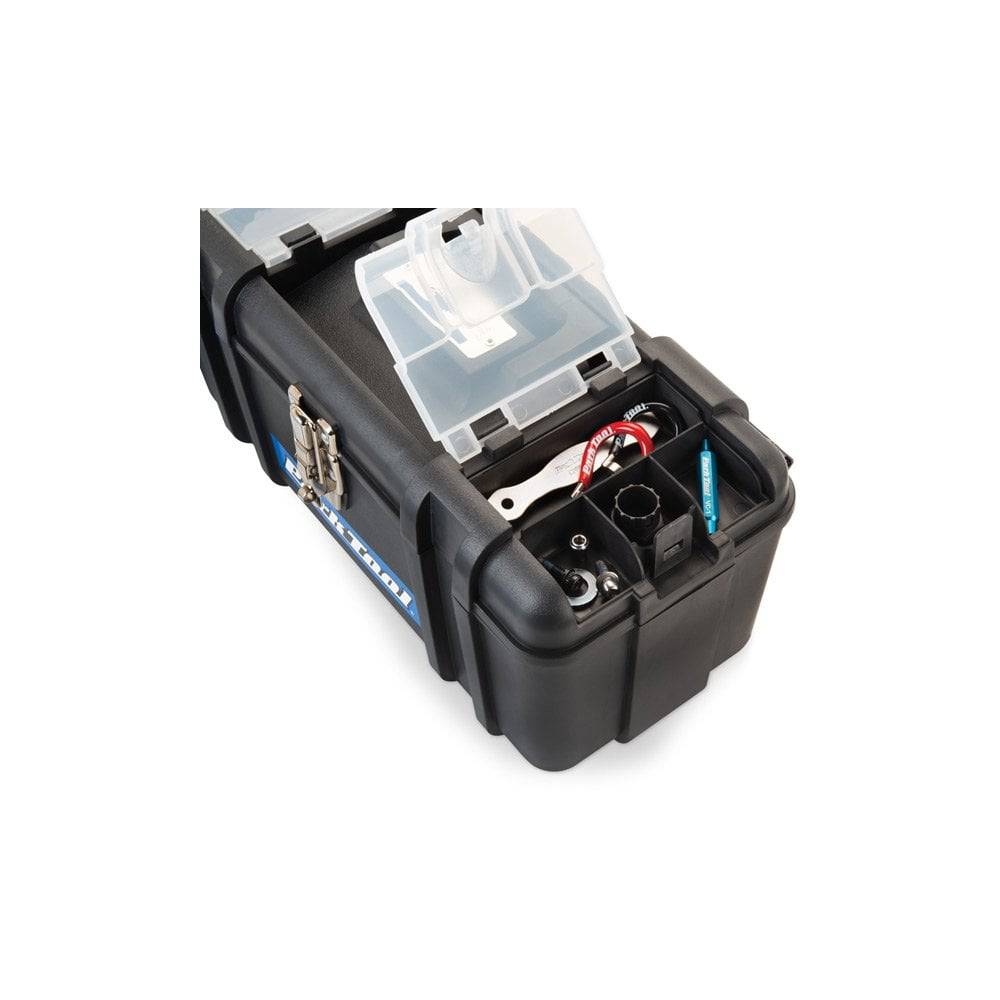 Park Tool AK-5 Advanced Mechanic Tool Kit for bike repair with workshop tools and Big Blue Book, ideal for bike maintenance.