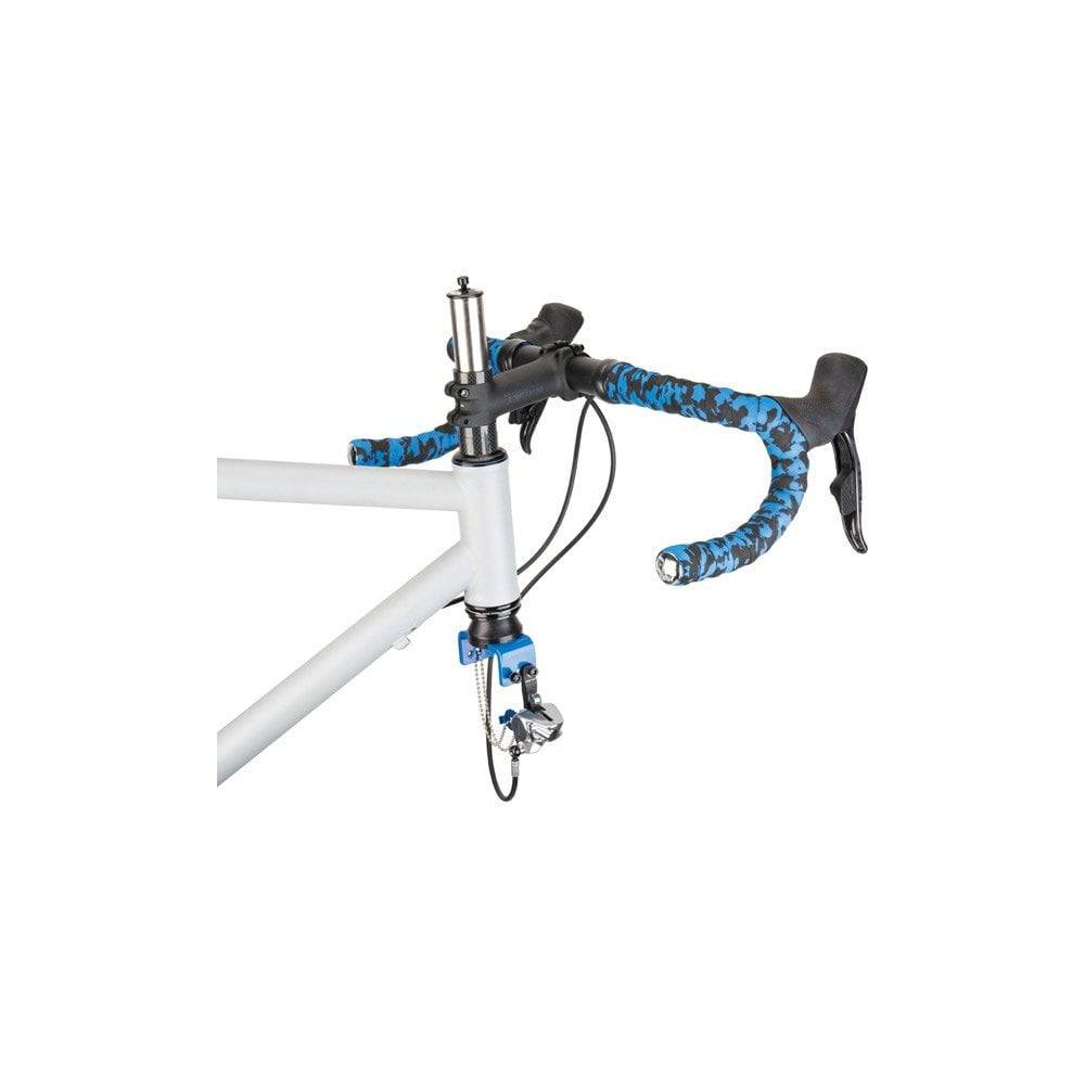Park Tool DF-1 dummy fork with brake caliper holder and spacer for bike maintenance workshop use