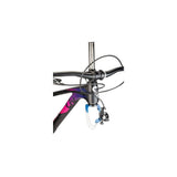 Park Tool DF-1 dummy fork for bike maintenance with brake caliper holder and spacer, used in workshop bike repair setups.