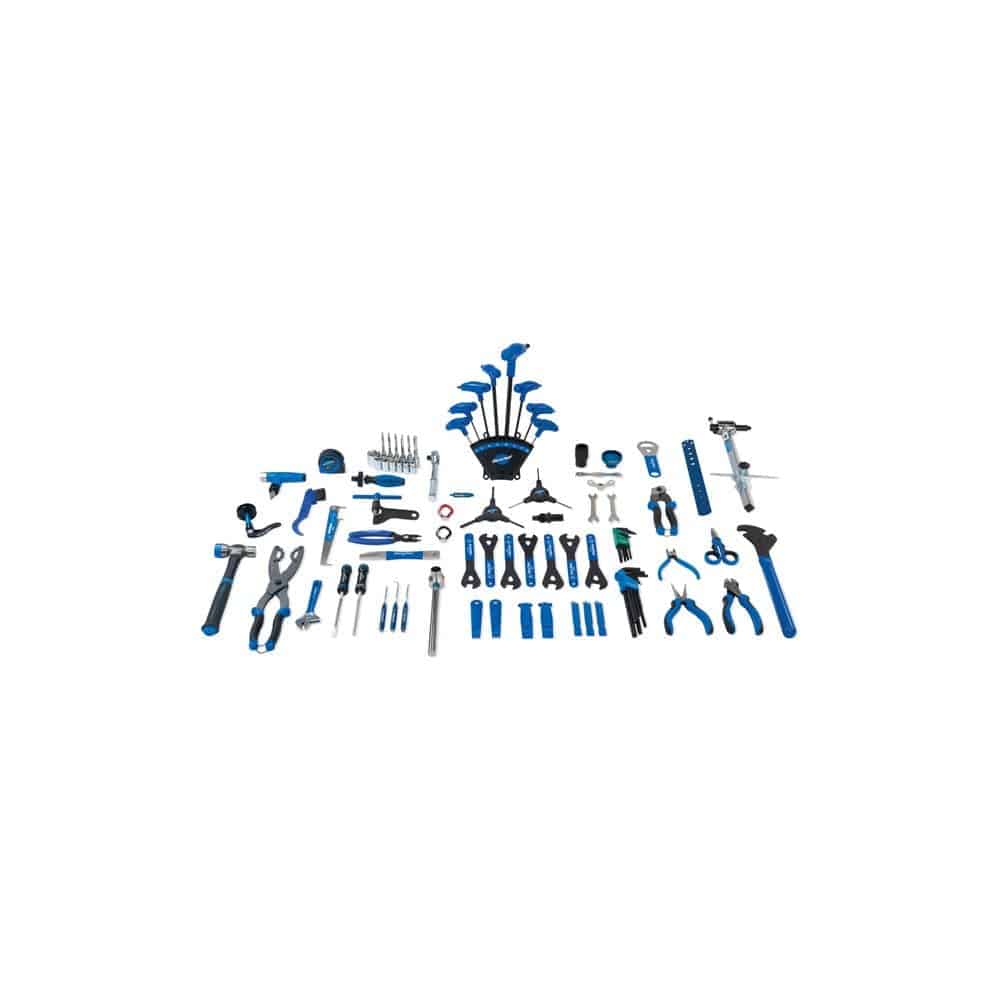 Park Tool PK-5 professional bicycle repair tool kit with over 90 workshop tools for bike maintenance and repair.