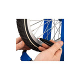 Park Tool SW-9 double-ended spoke wrench for 0.127 and 0.136-inch nipples, used in bike wheel workshop maintenance.
