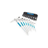 Park Tool THH-1 sliding T-handle hex wrench set for bicycle maintenance, includes 2-10mm hex sizes, workshop tool.