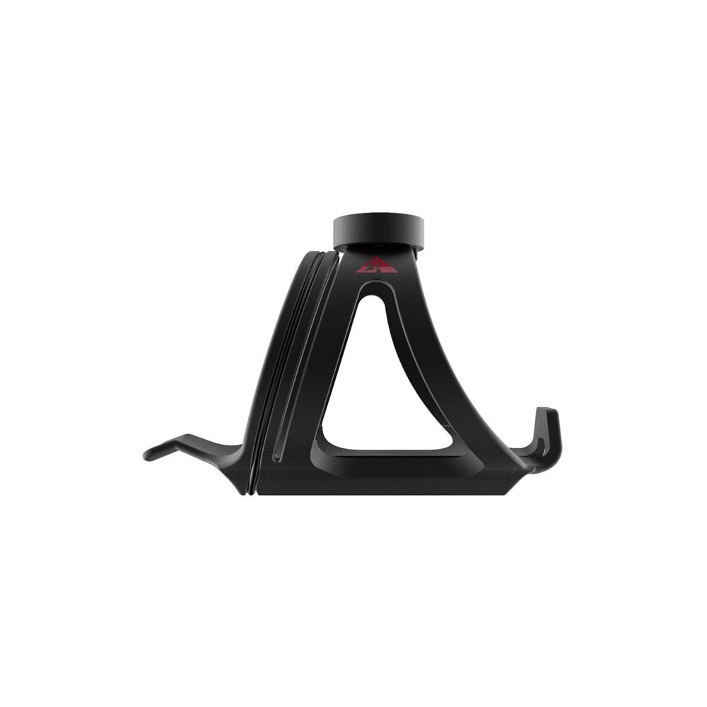 Profile Design Axis grip bottle cage with Garmin mount, designed for secure hydration and easy access during cycling.