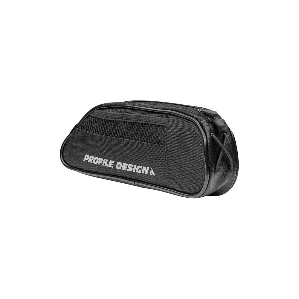 Profile Design Explorer large top tube bike storage pack with splash-proof zipper, designed for easy access and secure attachment.