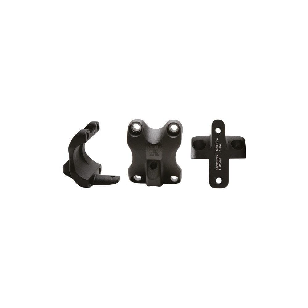 Profile Design HSF Hydration System faceplate for 1/Seventeen stem, aerodynamic bike component with sleek design for hydration.