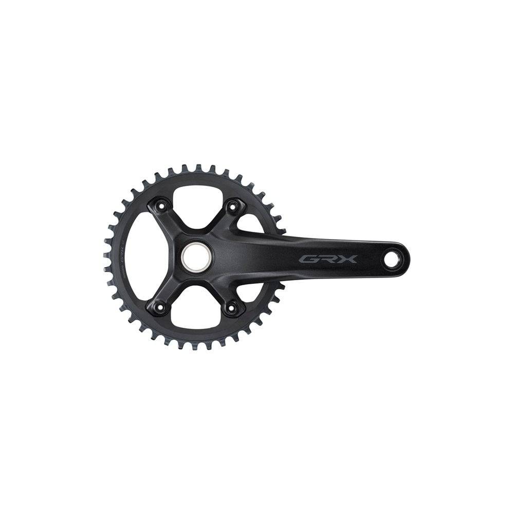 Shimano GRX FC-RX600 40T single chainset with 165mm crank arms, 11-speed, 2-piece design, bicycle bike components