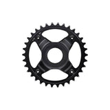 Shimano STEPS SM-CRE70-B 34T single chainring for 11/10/9-speed bikes with 53mm chainline, shown without chainguard.