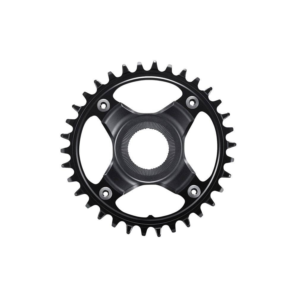 Shimano STEPS SM-CRE80-12-B 12-speed 36T single chainring for e-bike with 53mm chain line, component for Shimano e-bike systems.