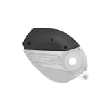 Shimano STEPS DC-EP800-B left drive unit cover for e-bike protection, showing black protective component with branding details.