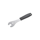 Shimano TL-HS37 17mm cone spanner for workshop bike maintenance, showing the durable tool with a black handle and metal tip.