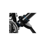 Thule Carbon Frame Protector for bike racks showing adjustable, scratch-resistant padding on a bicycle frame accessory.