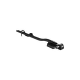 Thule 564 FastRide fork mount bike carrier with lock, designed for quick release front forks, mounted on a vehicle roof.