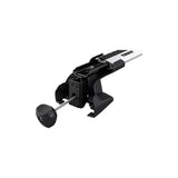 Thule 7205 Edge Bar Clamp Kit with Locking System for roof load carriers, showing metal clamps and locking mechanism.