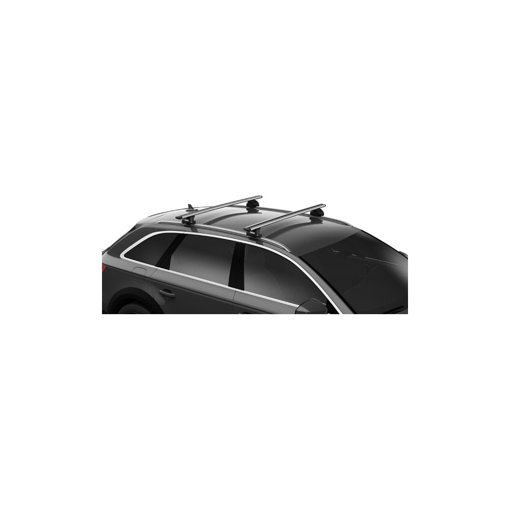 Thule 7106 Evo Flush Rail Foot Pack for low profile roof rails, set of four, car roof rack accessories, durable and secure.