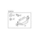 Thule RoundTrip hard handle kit replacement for bike case, genuine spare part, durable accessory for secure luggage handling.