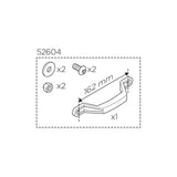 Thule RoundTrip hard handle kit replacement for bike case, genuine spare part, durable accessory for secure luggage handling.