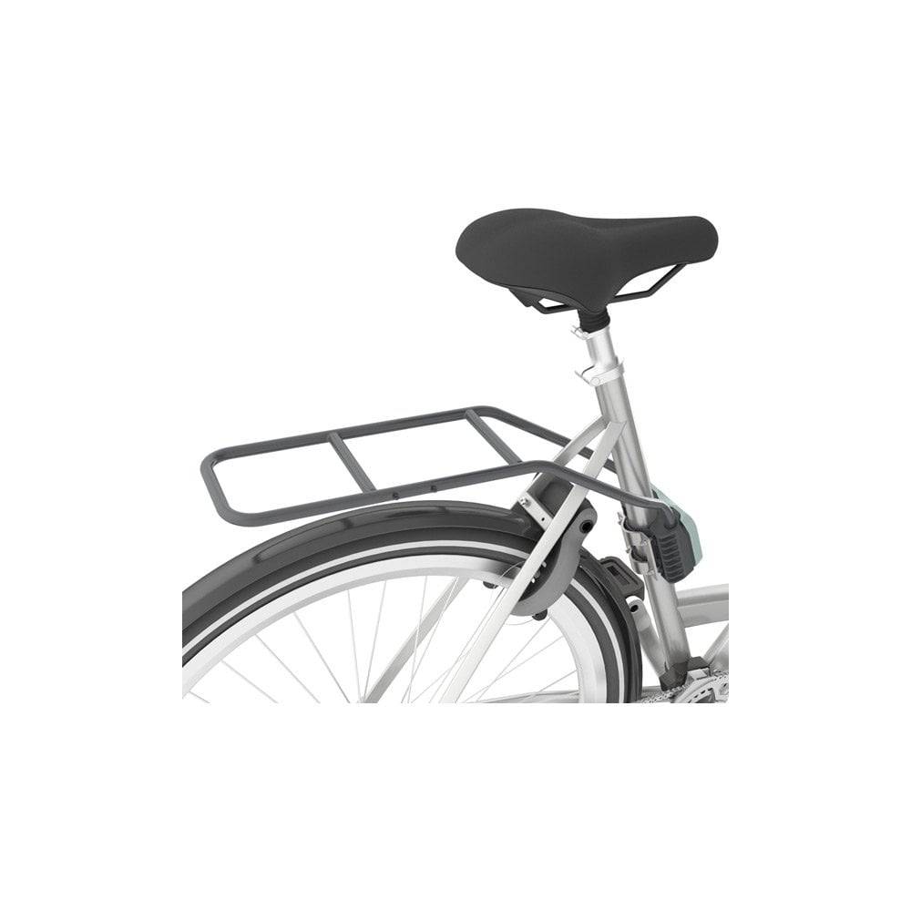 Urban Iki frame mount for child seat, quick install and click-and-go system, compatible with Urban Iki bike accessories.