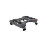 Urban Iki rear childseat mount for bikes, quick and secure attachment compatible with e-bikes, shown on a bicycle.