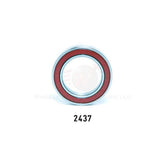 Wheels Manufacturing BB90 angular contact bearing for Trek 24mm cranksets, close-up of the high-precision bike component.