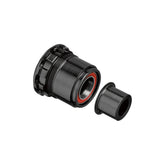 DT Swiss Ratchet Freehub Conversion Kit for SRAM XD 142/12mm BOOST hubs, showing the metal components and intricate ratchet mechanism.