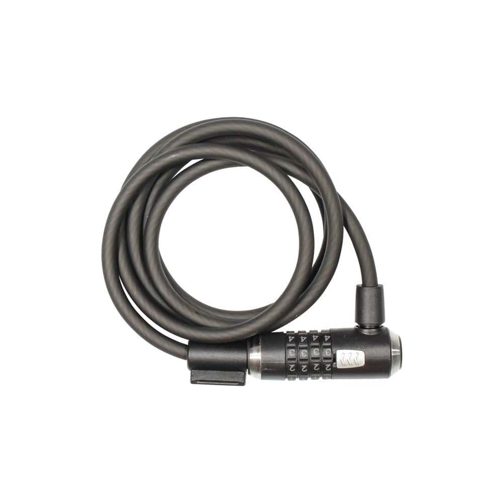 Kryptonite Kryptoflex 1018 resettable combo cable lock for bikes and gear, 10mm x 180cm, with coiled cable and combination dial