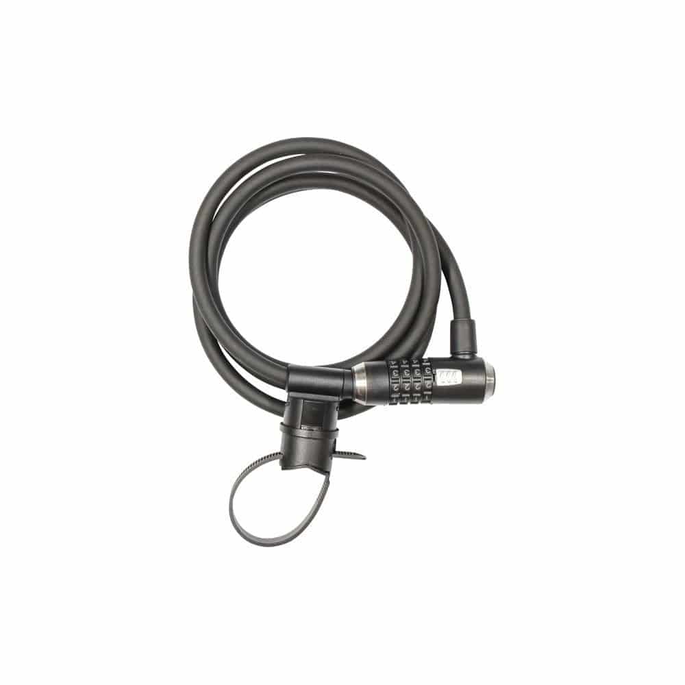 Kryptonite Kryptoflex 1218 resettable combo cable lock for bikes, 12mm x 180cm, with combination dial and durable steel cable.