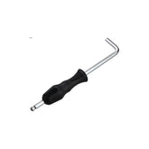 PRO Pedal Key 8mm with dual compound handle and ball driver for bike maintenance, shown with ergonomic grip and metal construction.