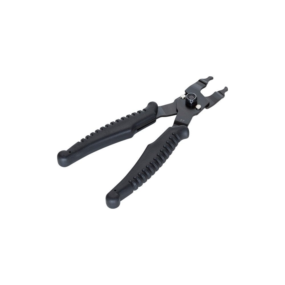 PRO Quick Link Pliers for chain maintenance with ergonomic grip and sprung design, ideal for workshop use.